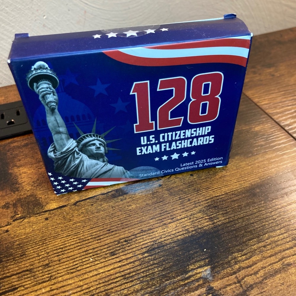 US Citizenship Flash Cards Tarjetas de Ciudadanía English Spanish 128 Civics Q&A